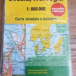 carta stradale turistica DANIMARCA, SVEZIA E NORVEGIA 1:800.000 Touring Editore