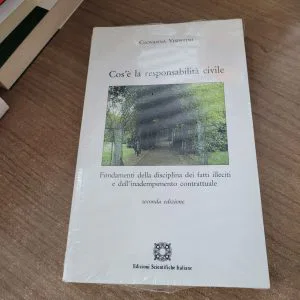 COS'E' LA RESPONSABILITA' CIVILE GIAVANNA VISINTINI ESI LIBRO NUOVO RARO