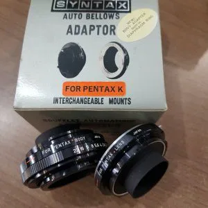 SYNTAX AUTO BELLOWS ADAPTOR FOR PENTAX K  INTERCHANGEABLE MOUNTS NUOVO