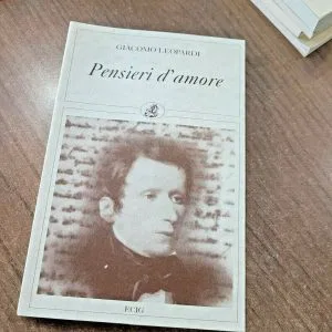 PENSIERI D'AMORE GIACOMO LEOPARDI PICCOLI RITORNI ECIG LIBRO NUOVO RARO
