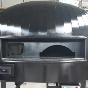 Forno pizza pane a gas/legna rotante