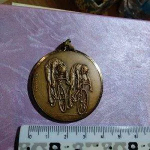 Medaglia Ciclismo Anni 70/80 Bronzo/Ottone Bandoli Gara Sportiva Sport Rara