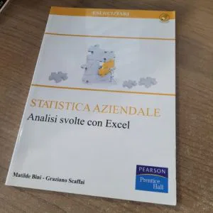 E) Statistica aziendale analisi svolte excel eserciziari Pearson Prentice Hall
