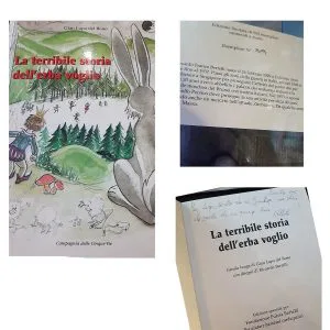 LA TERRIBILE STORIA DELL'ERBA VOGLIO GIAN LUPO DEL BONO LIBRO NUMERATO 39/500