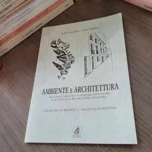 AMBIENTE E ARCHITETTURA GALLARATI STRINGA DIDATTICO RARO ECIG FUORI CATALOGO