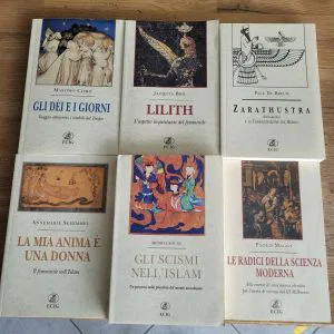 B9) ECIG lotto libri nuovi miti islam scienza storia mitologia divinità RARI