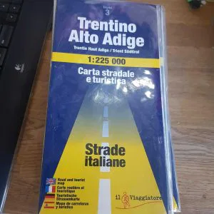 carta stradale e turistica TRENTINO ALTO ADIGE 1: 225.000 Touring Club Italiano