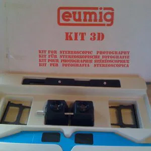 kit 3d EUMIG Fotografia tridimensionale stereoscopica VISORE occhialini polarizz