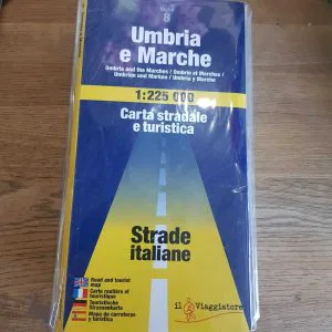 carta stradale e turistica UMBRIA e MARCHE 1: 225.000 Touring Club Italiano