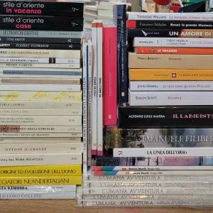 B) Lotto stock 50 libri RARI NUOVI RIVENDITA libreria ECIG BOOK EVER JACA BOOK