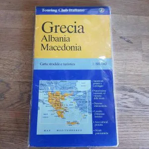 carta stradale e turistica GRECIA 1:800.000 Touring Club Italiano