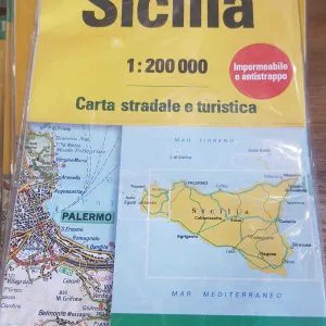 carta stradale turistica SICILIA 1:200.000 Touring Editore