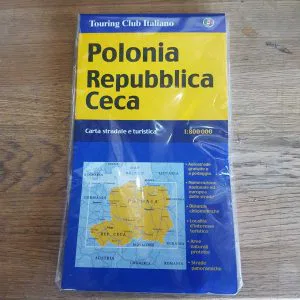 carta s. turistica POLONIA e REPUBBLICA CECA 1:800.000 Touring Italiano