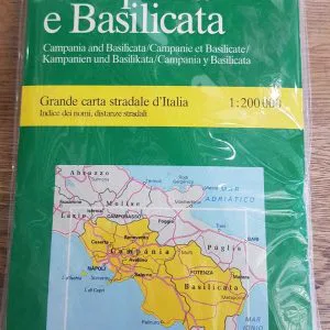 grande carta stradale CAMPANIA e BASILICATA1:200.000 Touring Club Italiano