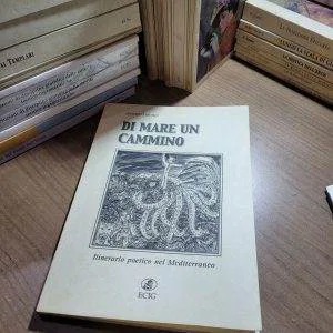 DI MARE UN CAMMINO itinerario poetico nel Mediterraneo M.Murzi LIBRO ECIG RARO
