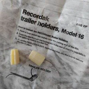 2 Pezzi Recordak Trailer Holders Model 16 Kodak