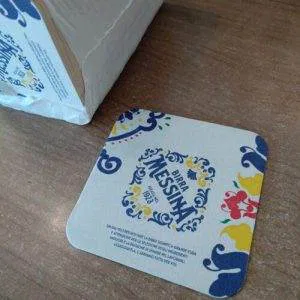 B) Birra Messina Ideata Nel 1923 Sottobicchiere Nuovo Da Collezione Raro