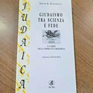 GUIDAISMO TRA SCIENZA E FEDE DAVID B.RUDERMAN  ECIG JUDAICA LIBRO NUOVO