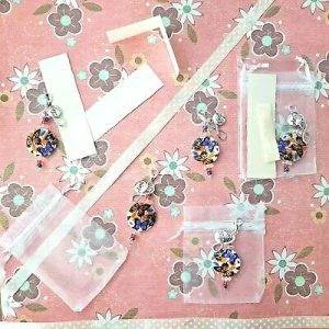 BB12) SEGNAPOSTO BOMBONIERE BATTESIMO NASCITA COMUNIONE CRESIMA PARTY CERAMICA