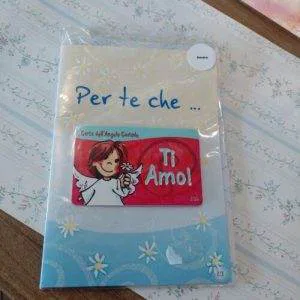 B) Biglietto Auguri Amore Ti Amo Angelo Custode Crems Card San Valentino