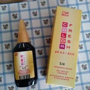 1pz WELLA 5/4 Castano Chiaro Ramato COLOR FRESH SEMIPERMANENTE CAPELLI