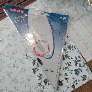 Arda Ergo Draft Squadra 45 Gradi 35 Cm Angoli Arrotondati Ref. 16035 Squadretta