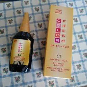 1pz WELLA 6/7 Biondo Scuro Sabbia COLOR FRESH SEMIPERMANENTE CAPELLI