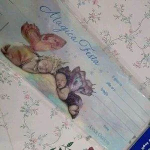 Anne Geddes Hallmark Inviti A Blocchetto 20 Fogli Fatine Fairies Fairy