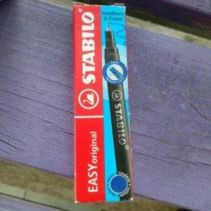 3 refill Stabilo Easy original cartucce per penne stabilo blu Medium 0,5