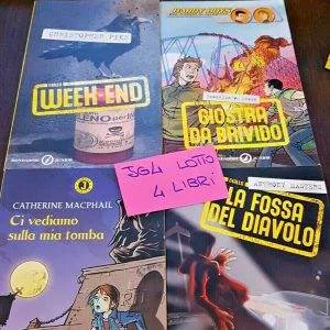 JG4  LOTTO 4 LIBRI MONDADORI JUNIOR GIALLO NUOVI HARDY BOYS YOUNG