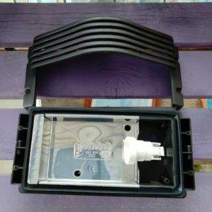 Arealite Struttura Applique Esterno Kit Nero (Senza Vetro) Fuori Produzione E27