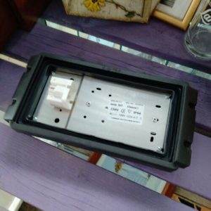Arealite Struttura Applique Esterno Kit Nero Senza Vetro G24 Fuori Produzione