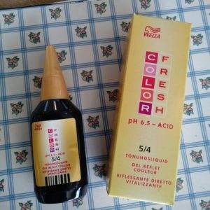 1pz WELLA 5/4 Castano Chiaro Ramato COLOR FRESH SEMIPERMANENTE CAPELLI