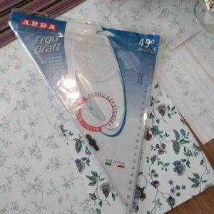 Arda Ergo Draft Squadra 45 Gradi 35 Cm Angoli Arrotondati Ref. 16035 Squadretta