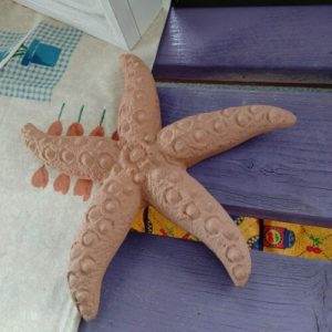" Le Terrecotte " Stella Marina  In Terracotta Artigianale Decorazione Mare Sea